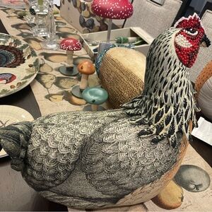 John Derian Chicken pillow